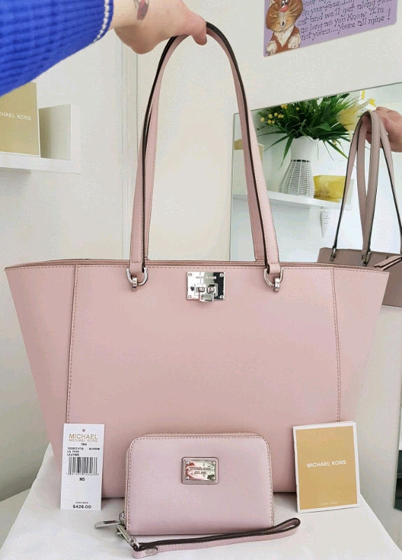 baby pink michael kors purse